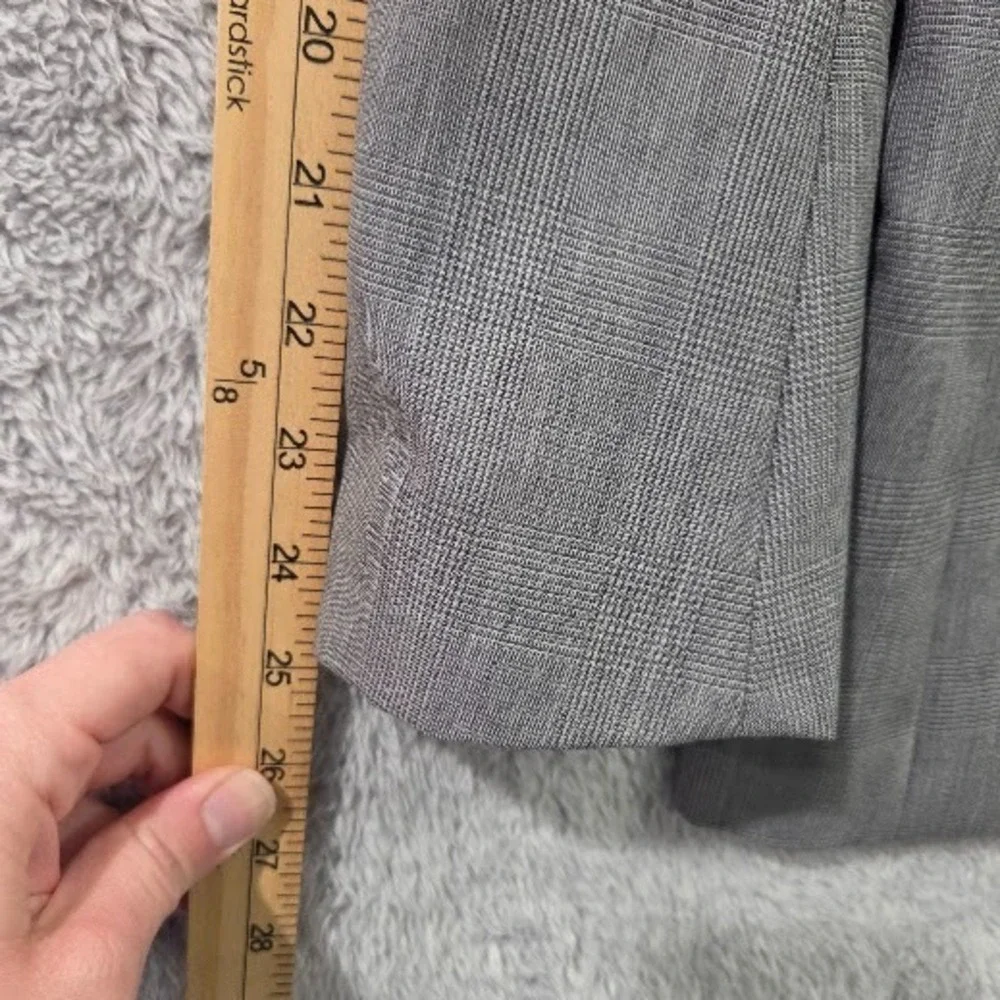 Banana Republic 36R Tailored Fit Blazer Mens Gray Glen Plaid Wool Jacket Classic
